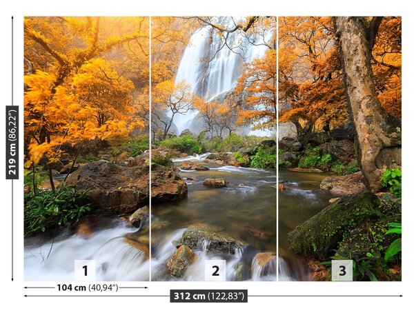 Fototapet Klong Lan Cascada