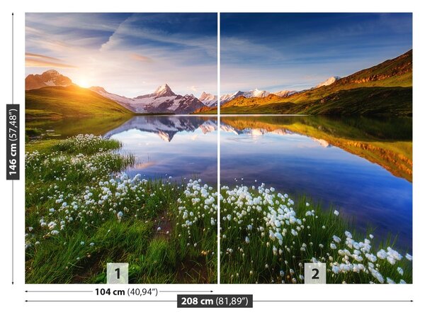 Fototapet Schreckhorn Munte