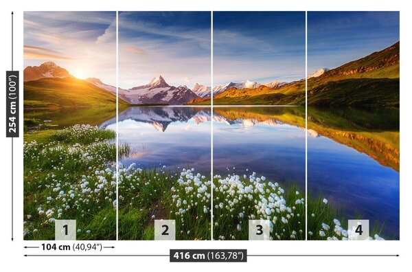 Fototapet Schreckhorn Munte