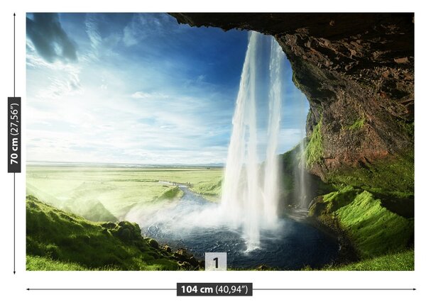 Fototapet Islanda Cascada