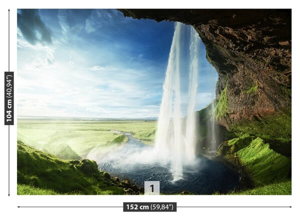 Fototapet Islanda Cascada