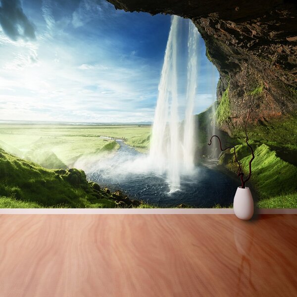Fototapet Islanda Cascada