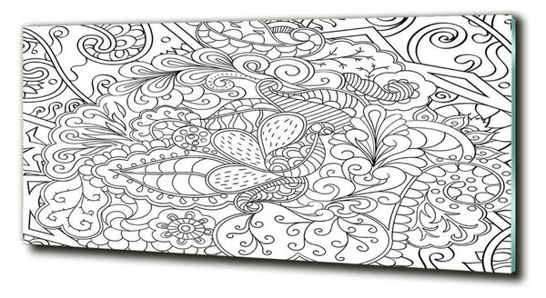 Tablou pe pe sticlă ornamente