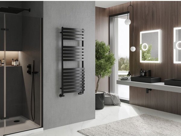 Mexen Bachus radiator de baie 1200 x 500 mm, 619 W, negru - W109-1200-500-00-70