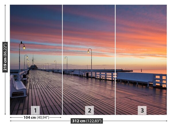 Fototapet Sopot Molo