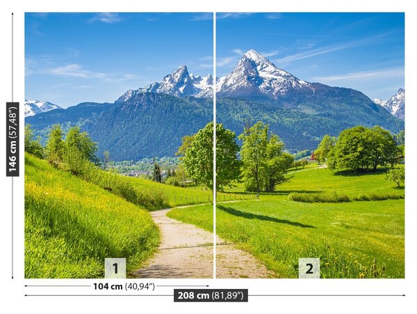 Fototapet Alpi de vară
