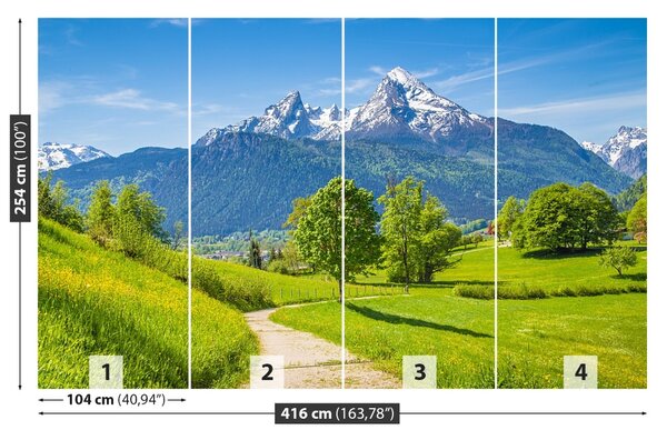 Fototapet Alpi de vară