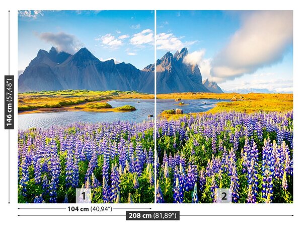 Fototapet Lupin Flori