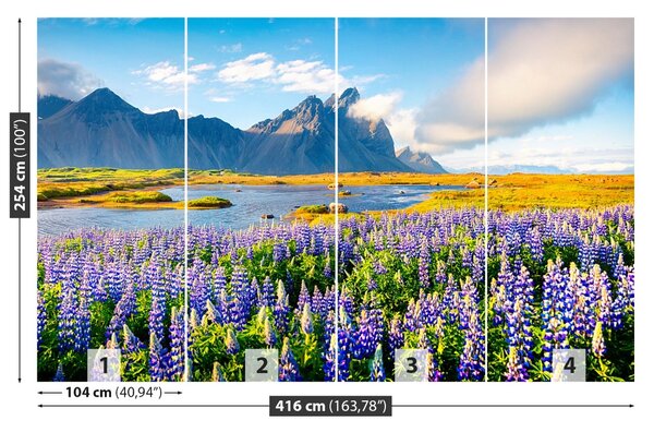 Fototapet Lupin Flori