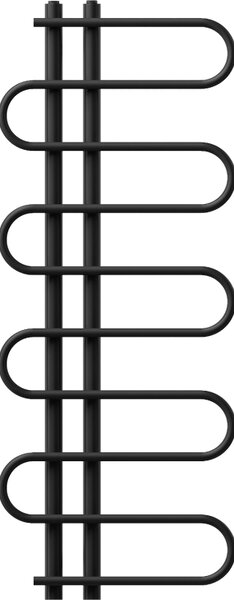 Mexen Kiso radiator decorativ de baie 1250 x 500 mm, 256 W, negru - W114-1250-500-00-70