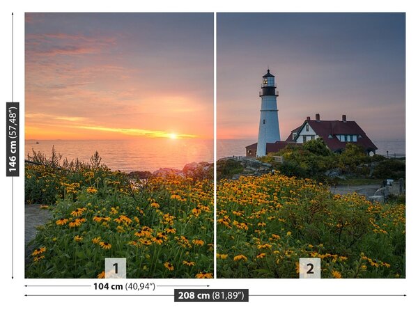 Fototapet Farul din Maine