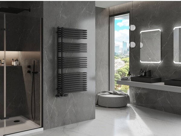Mexen Amor radiator de baie 1200 x 600 mm, 1083 W, negru - W120-1200-600-00-70
