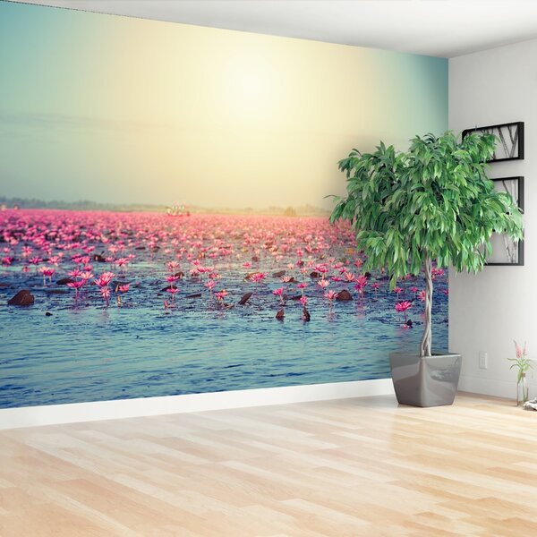 Fototapet Water Lilies Pond