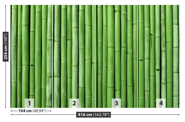 Fototapet Bamboo Green