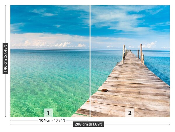 Fototapet Debarcader. Mare