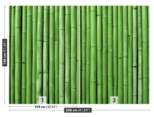 Fototapet Bamboo Green