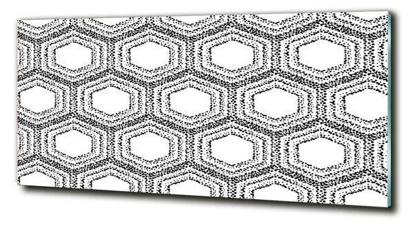 Tablou Printat Pe Sticlă fundal geometrică
