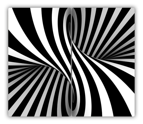 Tocator din sticla vortex abstractizare