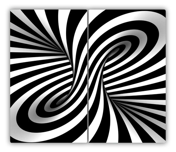 Tocator din sticla vortex abstractizare