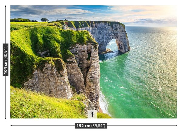 Fototapet Normandia Cliffs