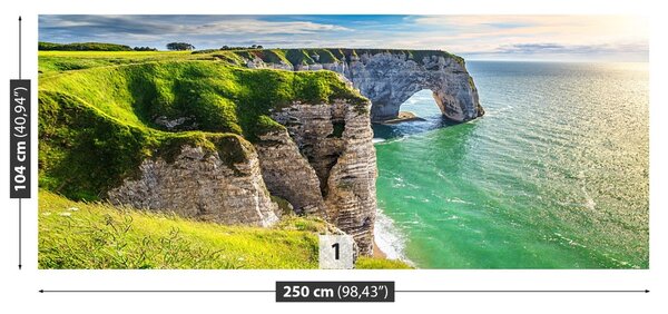 Fototapet Normandia Cliffs