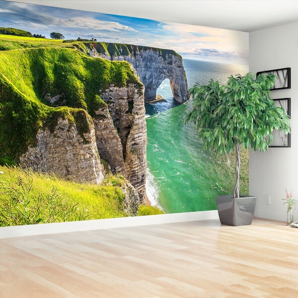 Fototapet Normandia Cliffs