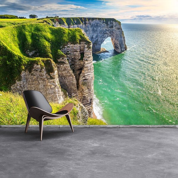 Fototapet Normandia Cliffs