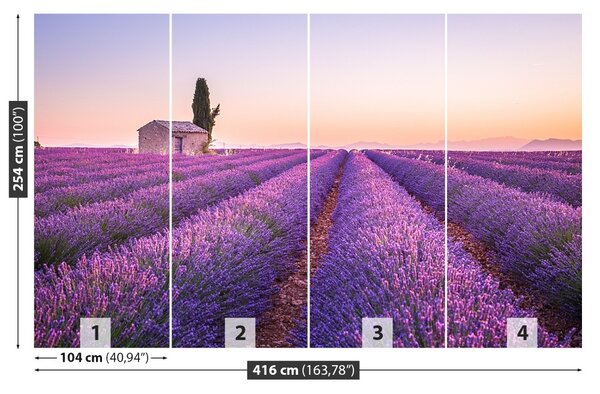 Fototapet Provence Lavandă