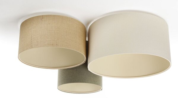 BPS Koncept Boho Ellegant lampă de tavan 3x60 W verde-bej 080-074