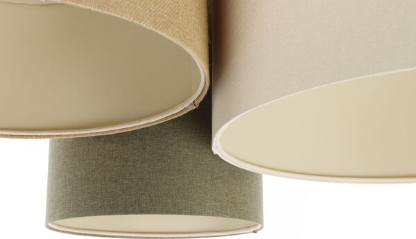 BPS Koncept Boho Ellegant lampă de tavan 3x60 W verde-bej 080-074