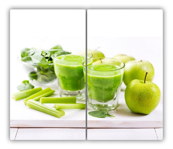 Tocator din sticla cocktail verde