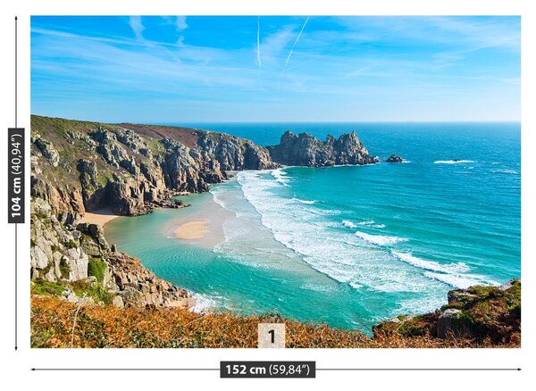Fototapet Coasta de Cornwall