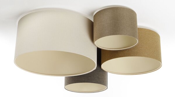 BPS Koncept Boho Ellegant lampă de tavan 4x60 W maro-bej 084-076
