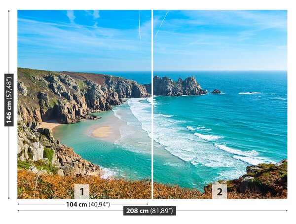 Fototapet Coasta de Cornwall