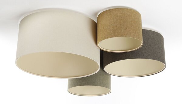 BPS Koncept Boho Ellegant lampă de tavan 4x60 W verde-maro 084-075
