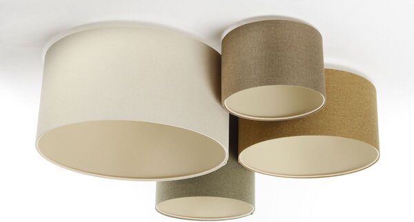 BPS Koncept Boho Ellegant lampă de tavan 4x60 W verde-maro 084-074