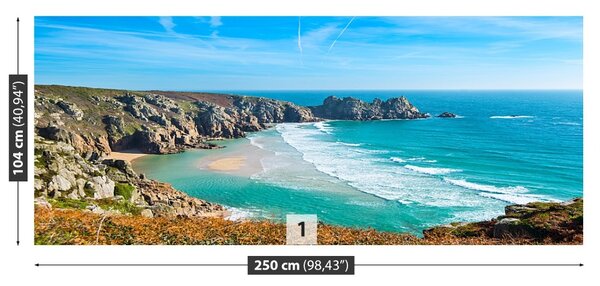 Fototapet Coasta de Cornwall