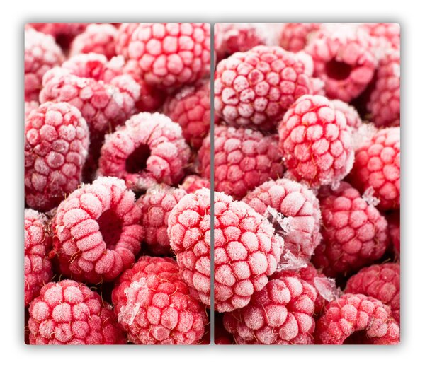 Tocator din sticla zmeură congelate