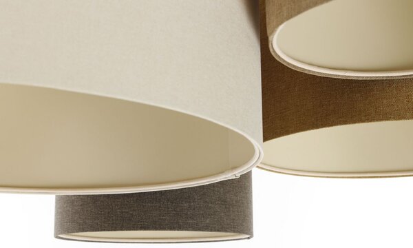 BPS Koncept Boho Ellegant lampă de tavan 4x60 W maro-bej 084-076