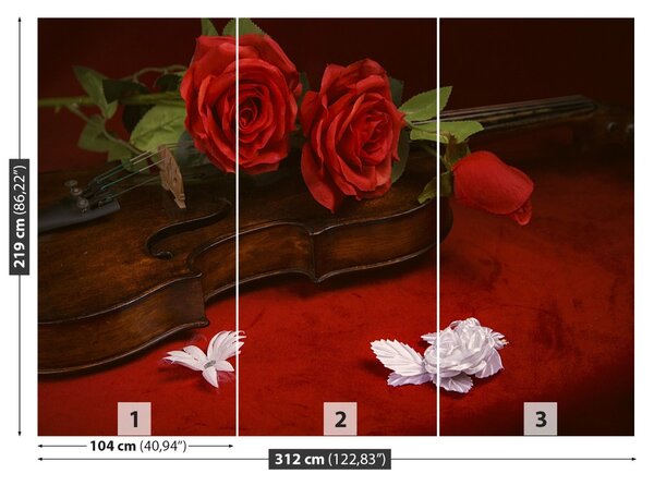 Fototapet Vioara Roses