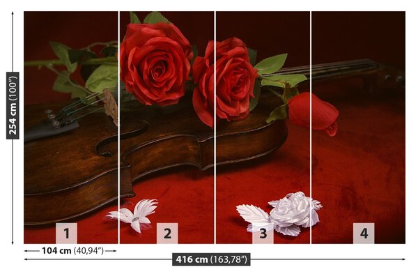 Fototapet Vioara Roses