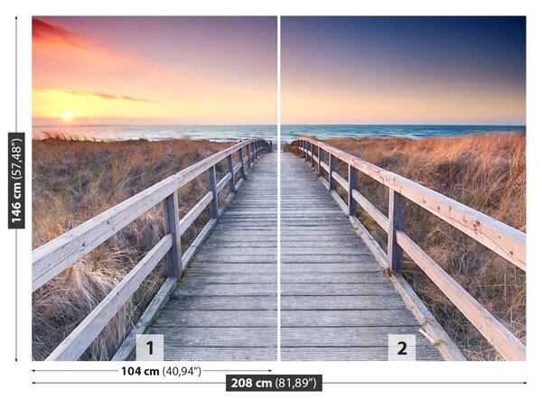 Fototapet Wooden Path
