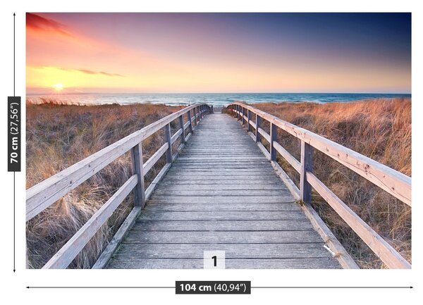 Fototapet Wooden Path