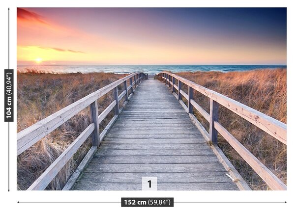 Fototapet Wooden Path