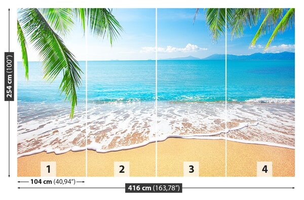 Fototapet Palm Beach și