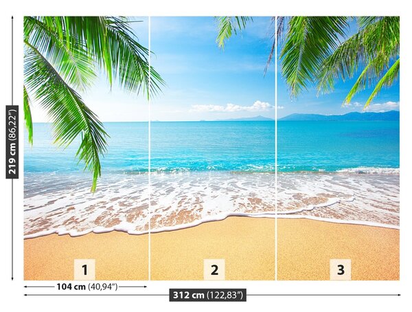 Fototapet Palm Beach și