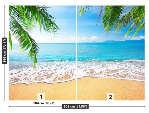 Fototapet Palm Beach și