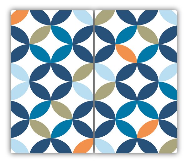 Tocator din sticla figuri geometrice