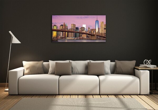 Tablou pe pe sticlă Manhattan New York City
