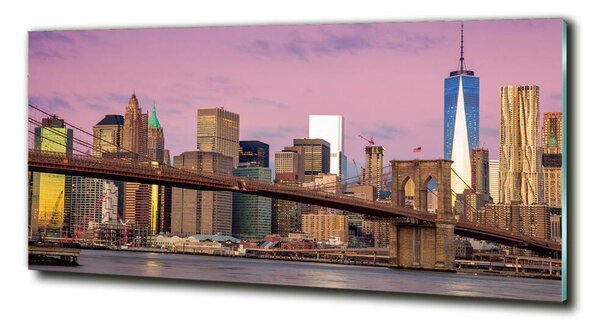 Tablou pe pe sticlă Manhattan New York City